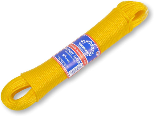 Yellow 50m pvc - yellow, rotary