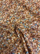 3 Metres Coral floral printed