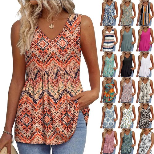Ladies sleeveless neck tops - sleeveless,
