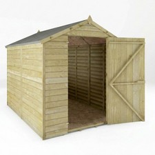 8x6 wooden garden shed - wooden, apex