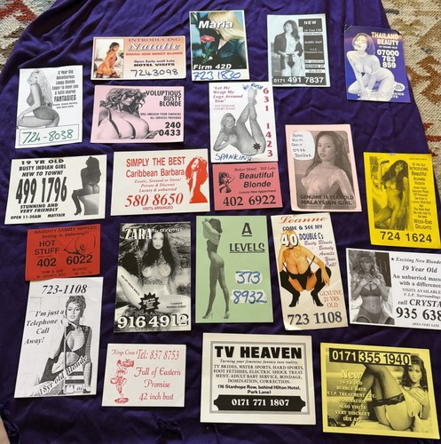 Rare advertising cards soho - rare,