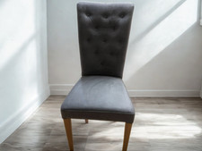 Grey Velvet Dining Chair |