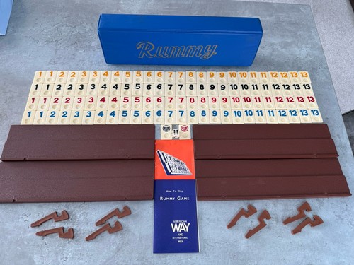 Vintage rummy tile game - rummy,