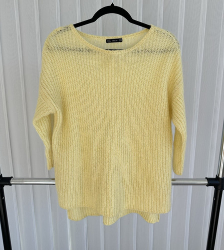 Zara knit women yellow - knit, women’s