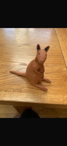 Vintage brown kangaroo - vintage,