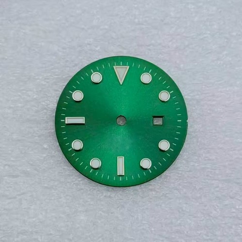 Replacement green watch dial - green,
