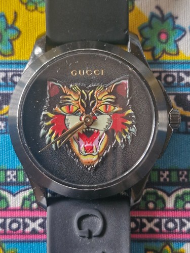 Mens watch gucci motif cat - mens,