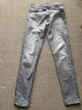 Grey Levi jeans - teenage boys size W29 L32 - fits 14-16 year old