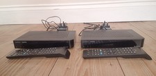 2x TalkTalk Huawei Youview Digital Box - DN360T - Power Supply, Remote, Freeview