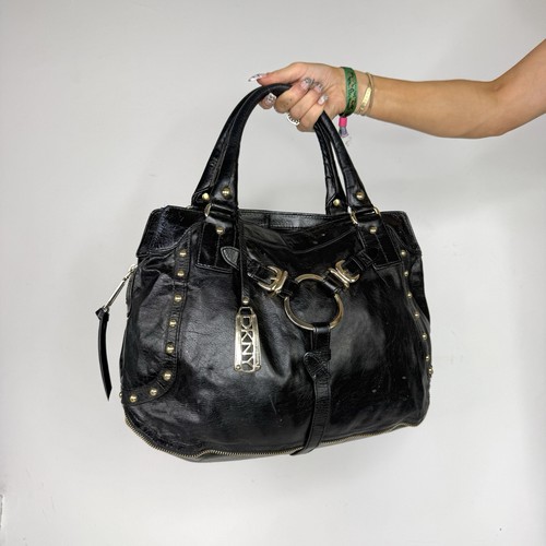 Vintage dkny black - black, leather