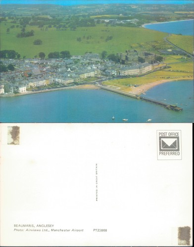 Beaumaris aerial view anglesey - beaumaris,