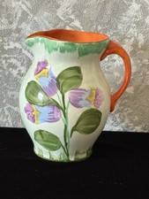 Ivory Ware Hancocks Hand Painted Small Jug Flower Design Very Pretty