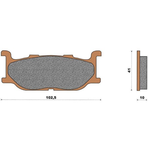 Pair top4 brake pads - of, for
