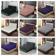 3 Piece Quilted Bedspread Embossed Bedding Set Single Double King Size Bed Throw