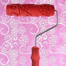 Various Pattern 7 " Embossing Paint Roller Painting Brush decor Tools