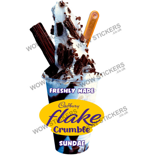 Cadbury flake crumble ice - cadbury,