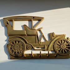 Brass Car Key Hook Holder Wall