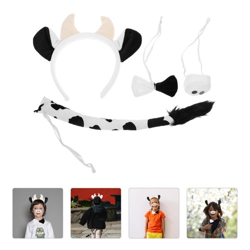 Set plush cow cosplay - 1,