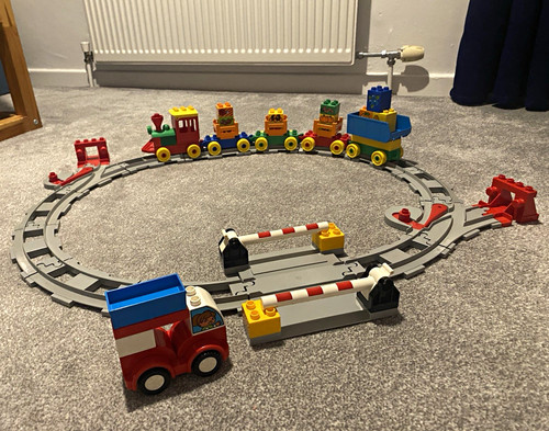 Lego duplo push engine cargo - duplo, engine,