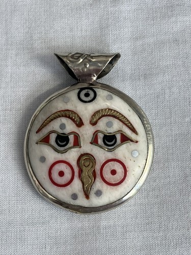 Tibetan silver eyes - eyes, buddha