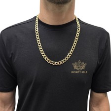 Mens 9ct Gold XP Plated 10mm
