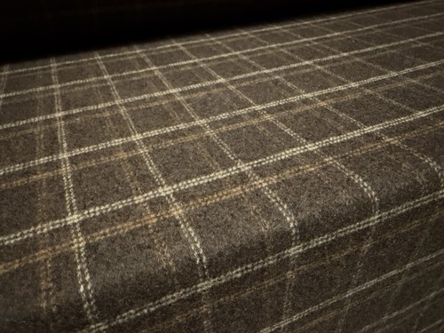 Wool flannel brushed fabric - wool,