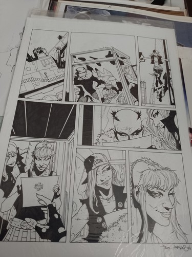 2000ad original artwork - , by