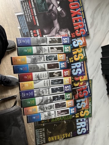 Boxers vhs and magazine - boxers,