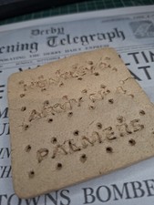 Ww1 Hardtac biscuit Huntley & Palmer - fake prop biscuit 