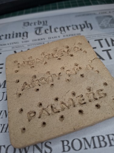 Ww1 hardtac biscuit huntley - ww1,