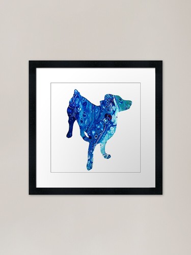 Australian shepherd framed art - australian,