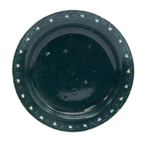 Antique ruskin pottery dark - antique,