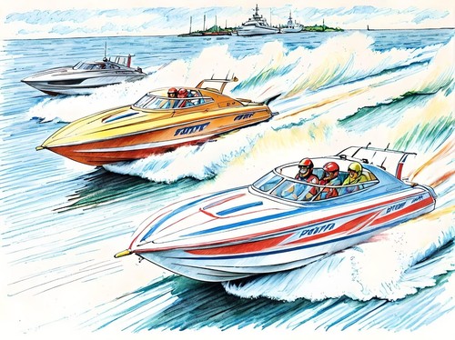 speed boats