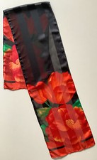 ) A Black & Red Flower Design