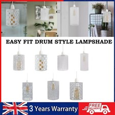 Vintage Drum style Metal light