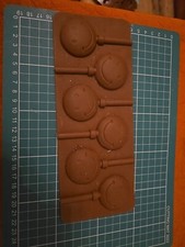 smiling faces chocolate candy lollipop mould