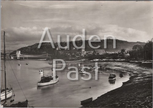 Rppc conway castle evening - rppc,
