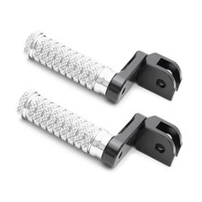 For Kawasaki Z900RS Cafe Racer 21 22 Lower 40mm Rider Foot Pegs POLE Silver