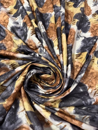 100 pure silk printed habotai - printed,