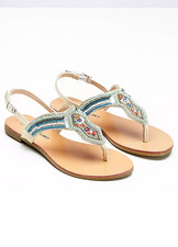 Freemans Beaded Flat Sandals