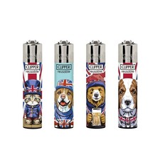 4 X Clipper Lighters Cat &