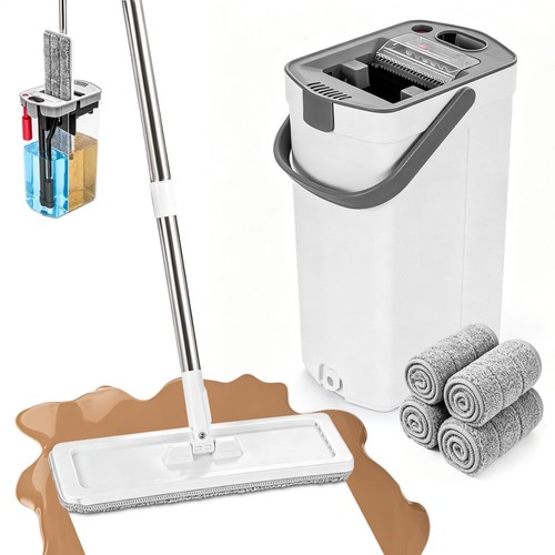 Flat mop bucket - +, separate