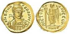 Rome - Zeno - 476-491 AD Solidus Constantinople Offic 6