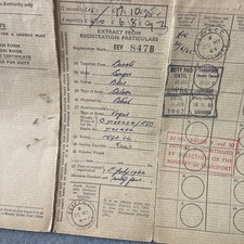 SINGER VOGUE BLUE 1964 CLASSIC VINTAGE RF60 LOGBOOK MEMORABILIA