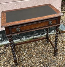 Small vintage oak barley twist