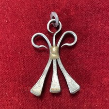 Vintage Horseshoe Nails & Copper Pendant 