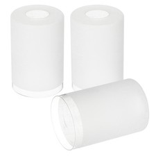 6 x 4 Inch White Linen Glass