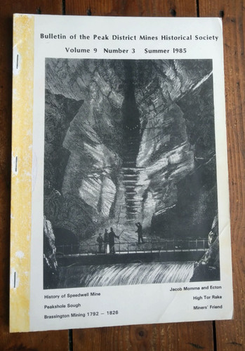 Bulletin peak district mines - peak,
