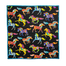 Aztec/Navajo/Inca Inspired Horse Bandana Dog Chemo Biker 100% Cotton  Fabric