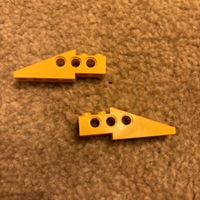 2 x LEGO TECHNIC Yellow Wing